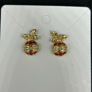 Vintage Avon 1992 Sparkly ornament earrings